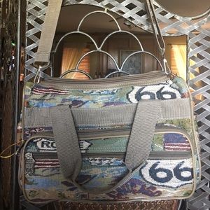 Route 66 travel bag